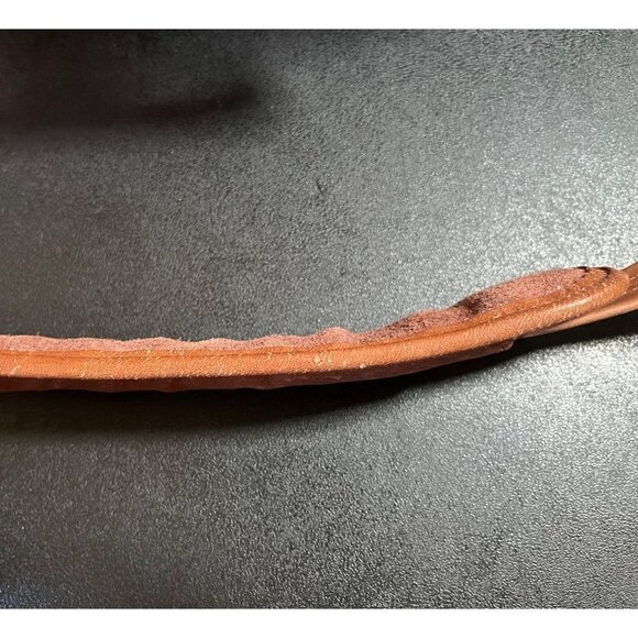 Brown / Tan Leather Satchel Messenger Bag Expandable Shoulder Strap & Handles - Picture 4 of 16